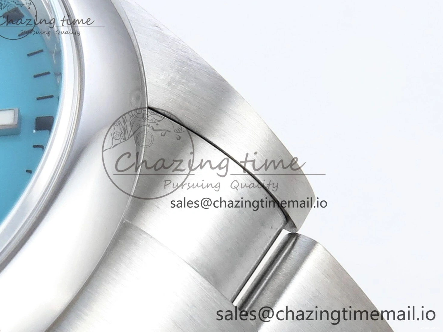 0115 Oyster Perpetual 124300 41mm EWEF Best Edition 904L Steel Tiffany Blue Dial A Upgraded 771